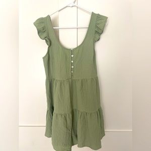 Olive green romper